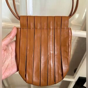 Beklina Pleated Bag - Dry Clay/Tan
